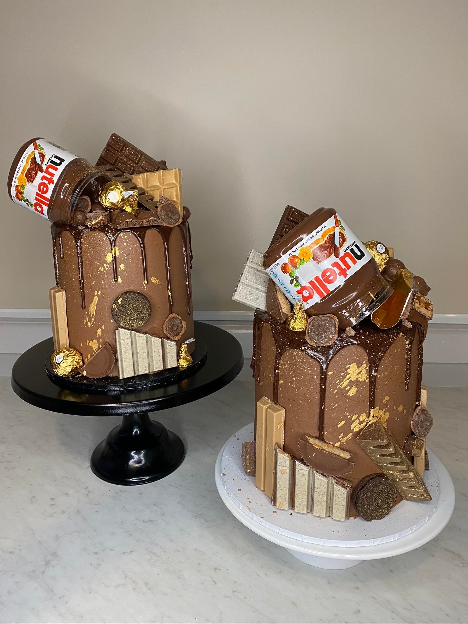Premium Nutella Chocolate Overload Cake